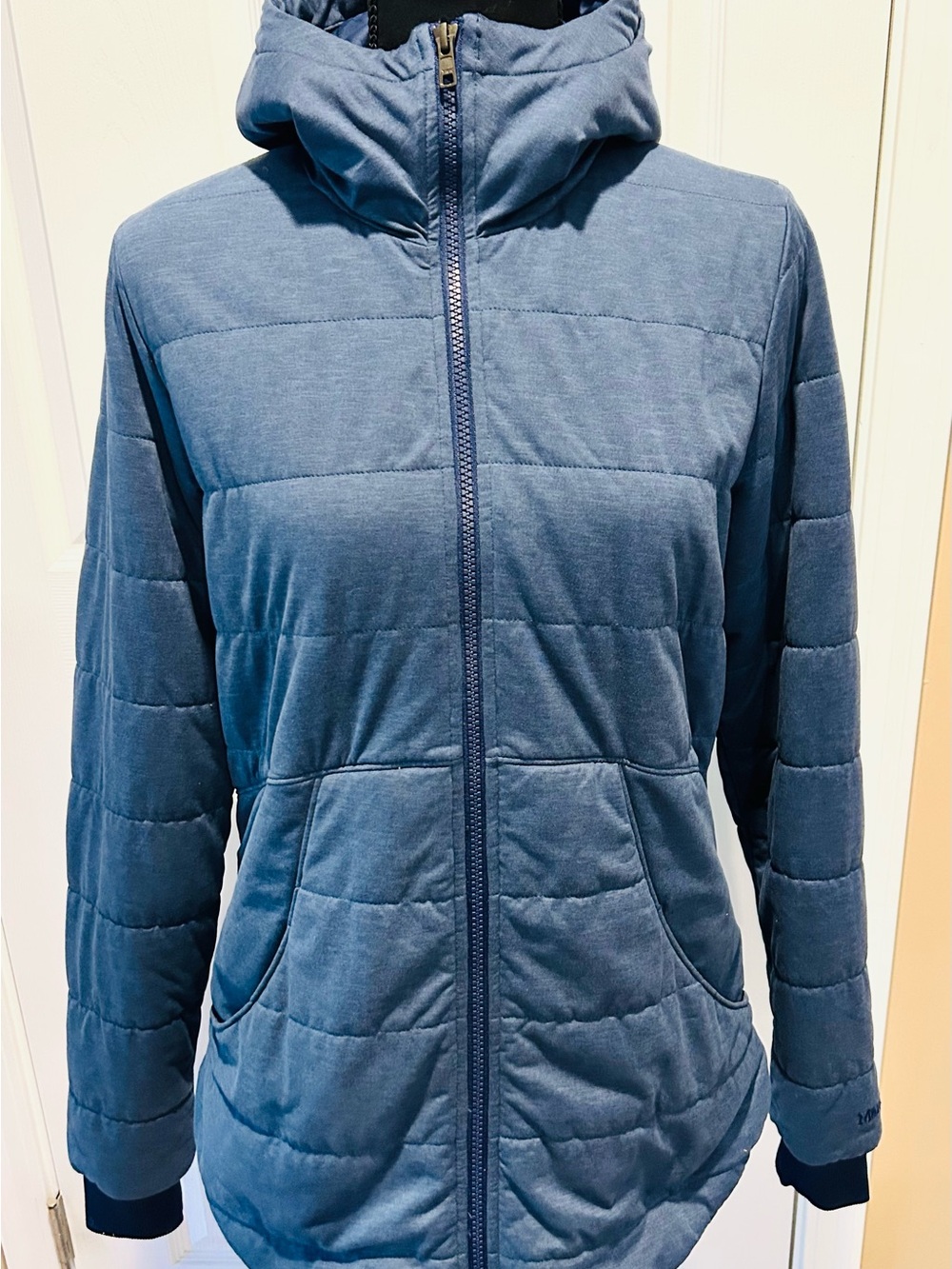 Marmot Women's Quilted Hooded Jacket in Blue